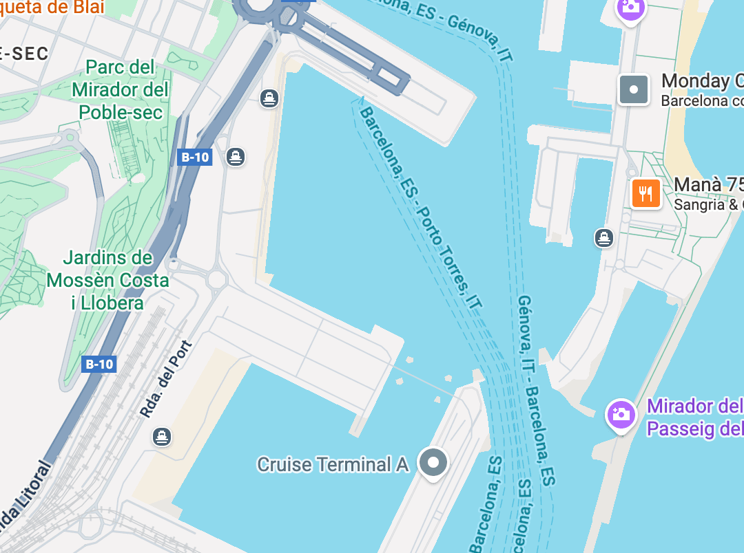 Map showing location of Your Restaurant Name